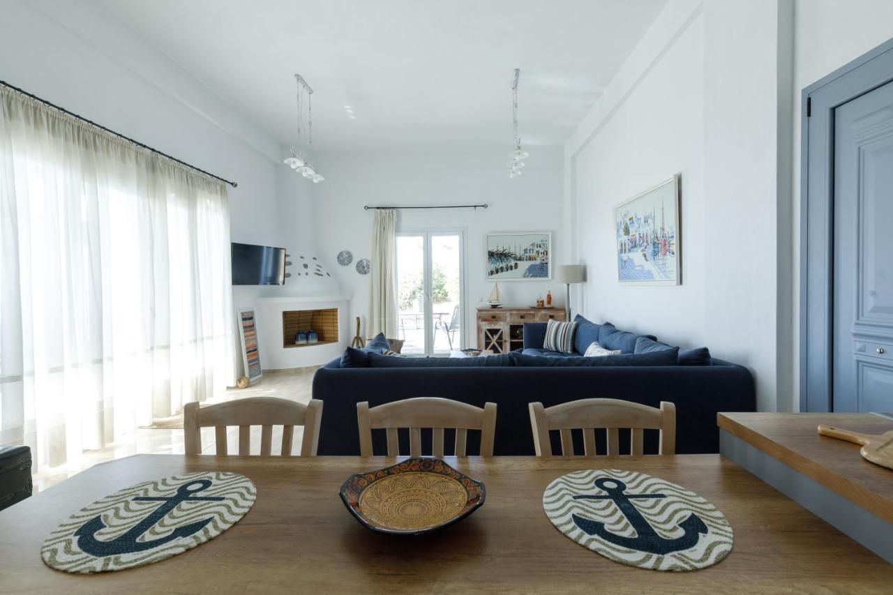 Cycladic Villa With Sea View! Ioulis 외부 사진