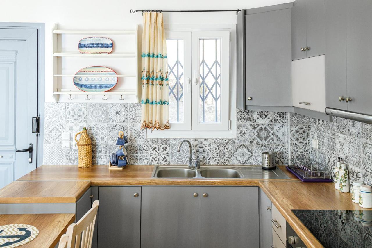 Cycladic Villa With Sea View! Ioulis 외부 사진