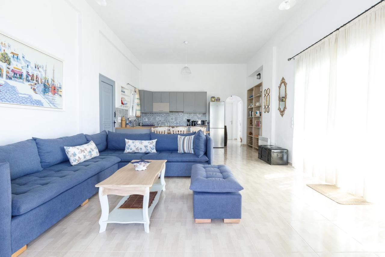 Cycladic Villa With Sea View! Ioulis 외부 사진
