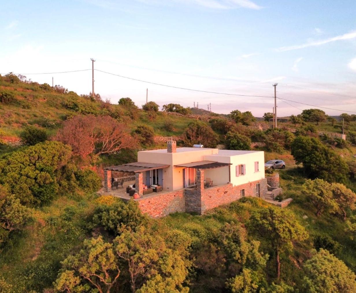 Cycladic Villa With Sea View! Ioulis 외부 사진