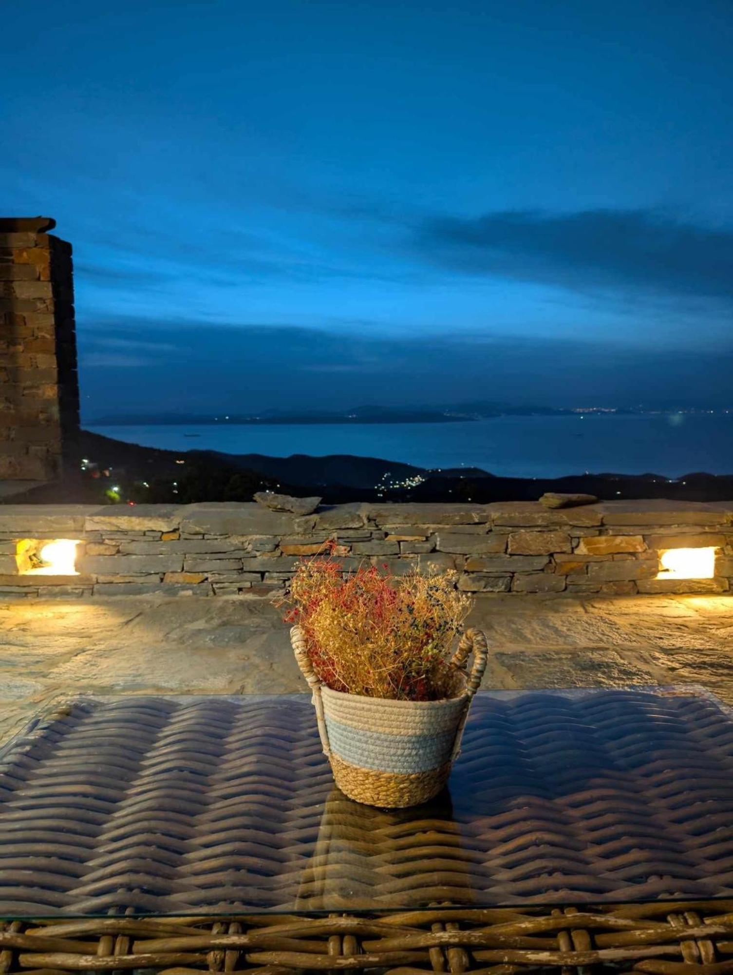 Cycladic Villa With Sea View! Ioulis 외부 사진