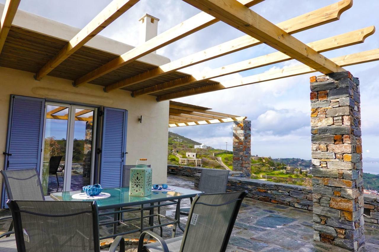 Cycladic Villa With Sea View! Ioulis 외부 사진